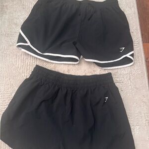 Gymshark Black Training Contrast Loose and Contour Shorts